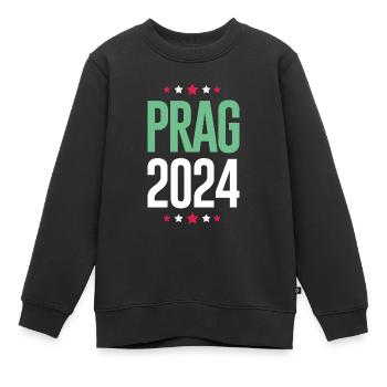 Jours fériés Prague 2024 - Sweat Premium enfant bio - noir - Devant - AI Model Kid Female (0cm)