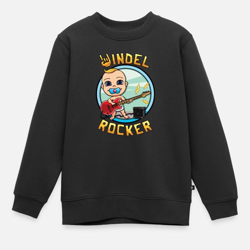 ROBE À COUCHES - Sweat Premium enfant bio - noir