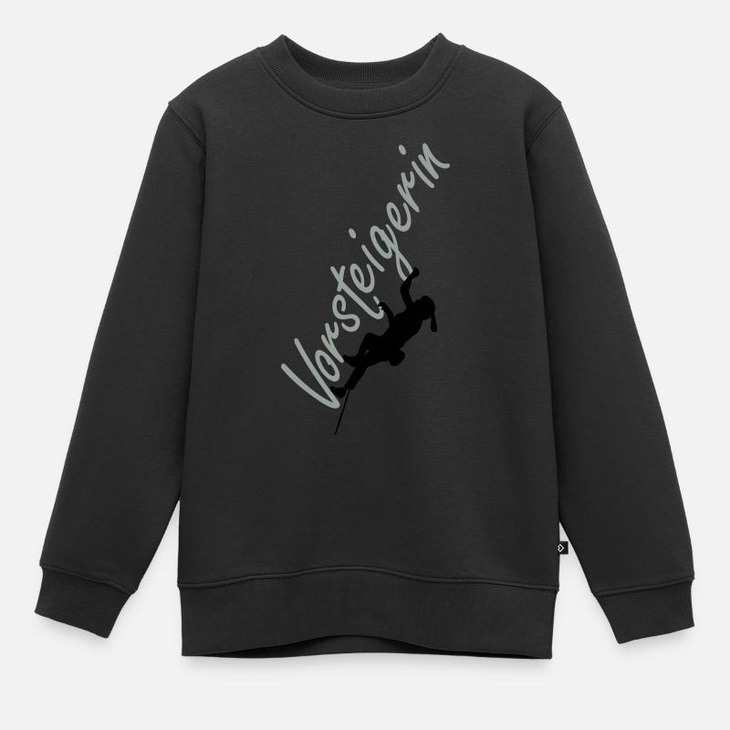 Vorsteigerin - Sweat Premium enfant bio - noir