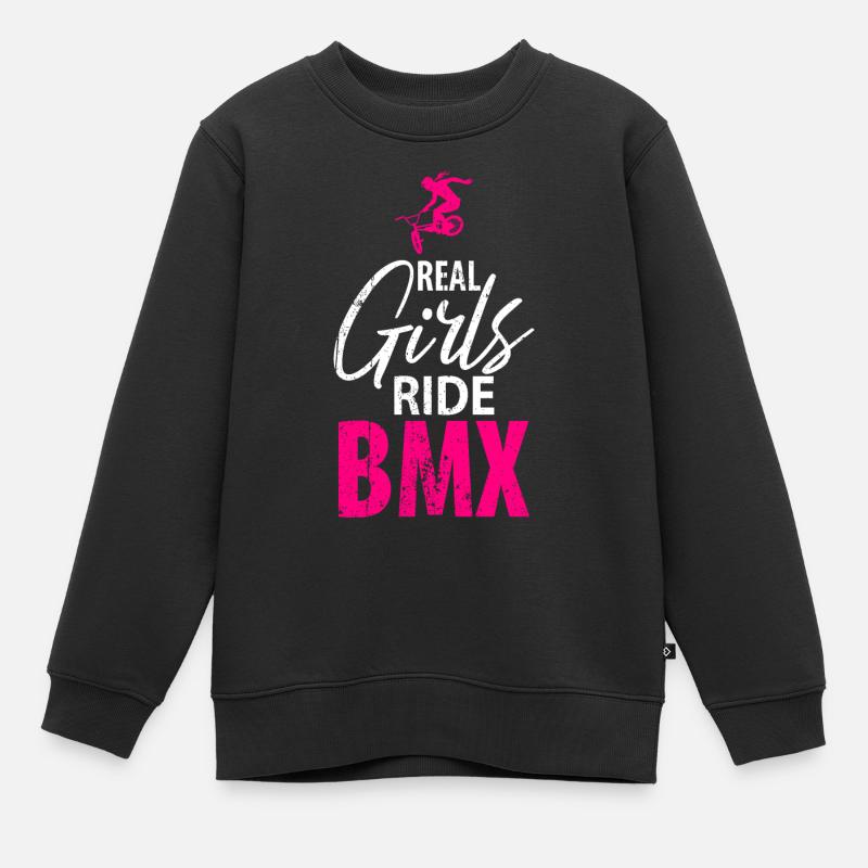 BMX - Sweat Premium enfant bio - noir