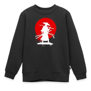 Japanisch Animation Manga Comic Anime Zeichentrick - Kinder Premium Organic Sweatshirt - Schwarz - Vorne - AI Model Kid Female (0cm)