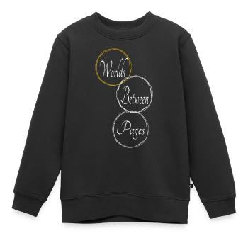 mental getaway literature literary community - Kinder Premium Organic Sweatshirt - Schwarz - Vorne - AI Model Kid Female (0cm)