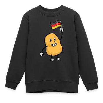 Pomme de terre - Sweat Premium enfant bio - noir - Devant - AI Model Kid Female (0cm)