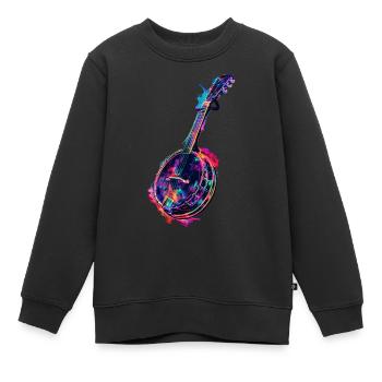 Banjo - Sweat Premium enfant bio - noir - Devant - AI Model Kid Female (0cm)