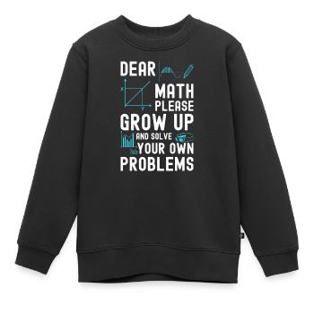 Student Uni Jura - Kinder Premium Organic Sweatshirt - Schwarz - Vorne - AI Model Kid Female (0cm)