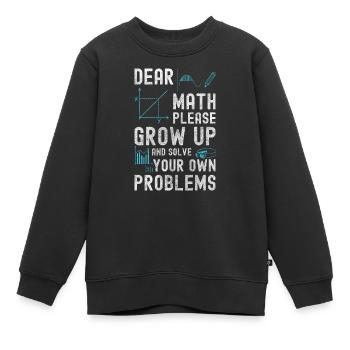 Schüler Lernen Dozent - Kinder Premium Organic Sweatshirt - Schwarz - Vorne - AI Model Kid Female (0cm)