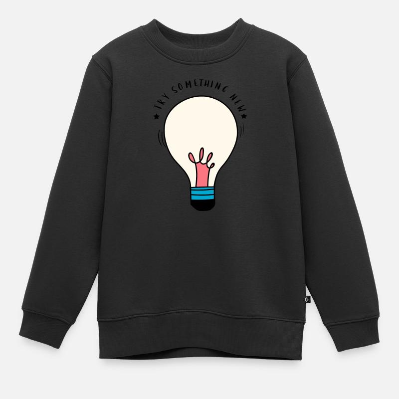 Lampe - Kinder Premium Organic Sweatshirt - Schwarz