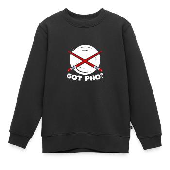 Got Pho Funny Pho Pun Pho Soup For A Vietnamese - Kinder Premium Organic Sweatshirt - Schwarz - Vorne - AI Model Kid Female (0cm)