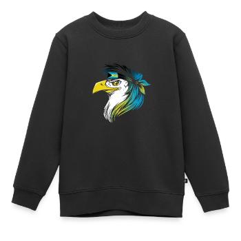 Bahamas - Sweat Premium enfant bio - noir - Devant - AI Model Kid Female (0cm)
