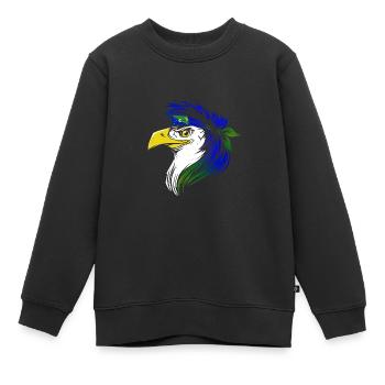 Christmas Island - Kids Premium Organic Sweatshirt - black - Front - AI Model Kid Female (0cm)