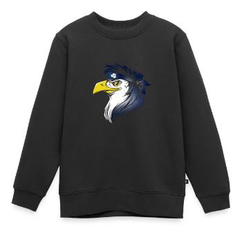 Antarctique - Sweat Premium enfant bio - noir - Devant - AI Model Kid Female (0cm)