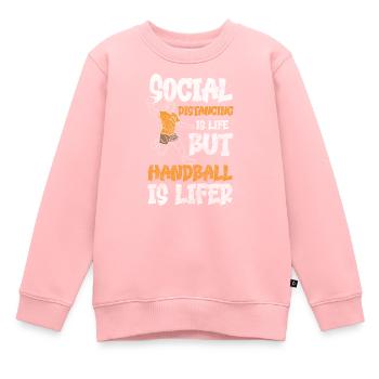 Sport SIeger Wettkampf Torwart - Kinder Premium Organic Sweatshirt - Rosa - Vorne - AI Model Kid Female (0cm)