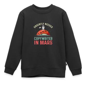 Rédacteur en chef de Mars Editor-in-Chief Gift - Sweat Premium enfant bio - noir - Devant - AI Model Kid Female (0cm)