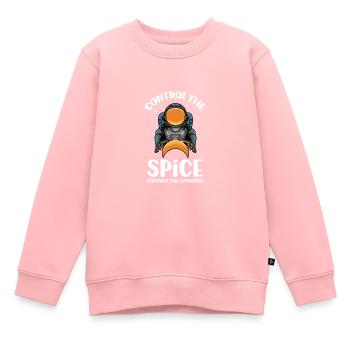 Fun offer control the spice, con - Kids Premium Organic Sweatshirt - rose - Front - AI Model Kid Female (0cm)