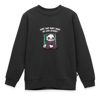 Est-ce que cette chemise m’a emmené à la retraite, drôle R - Sweat Premium enfant bio - noir - Devant - AI Model Kid Female (0cm)
