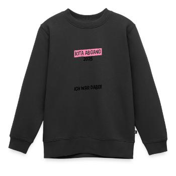 Kita Abgang Kita Abgänger 2025 - Kinder Premium Organic Sweatshirt - Schwarz - Vorne - AI Model Kid Female (0cm)