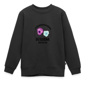 Zytologie und Zellen - Kinder Premium Organic Sweatshirt - Schwarz - Vorne - AI Model Kid Female (0cm)