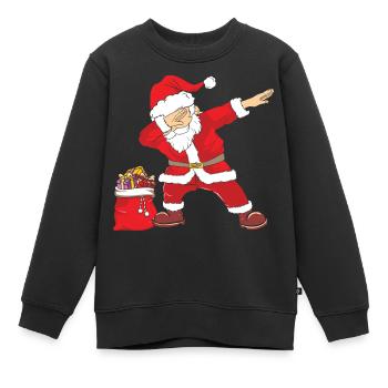 Cadeaux de Noël Noël - Sweat Premium enfant bio - noir - Devant - AI Model Kid Female (0cm)