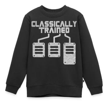 Changement de vitesse manuel Changement de vitesse Levier de vitesses - Sweat Premium enfant bio - noir - Devant - AI Model Kid Female (0cm)