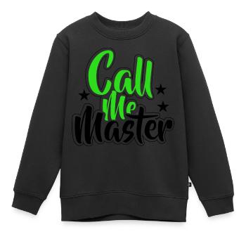 Diplôme de Master Diplôme Université - Sweat Premium enfant bio - noir - Devant - AI Model Kid Female (0cm)