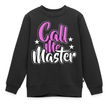 Diplôme de Master Diplôme Université - Sweat Premium enfant bio - noir - Devant - AI Model Kid Female (0cm)
