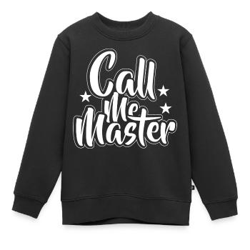 Diplôme de Master Diplôme Université - Sweat Premium enfant bio - noir - Devant - AI Model Kid Female (0cm)
