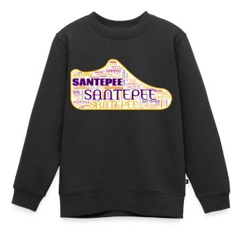 Santepee Sneaker Thema - Kinder Premium Organic Sweatshirt - Schwarz - Vorne - AI Model Kid Female (0cm)