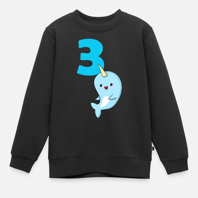 3 ans - Sweat Premium enfant bio - noir
