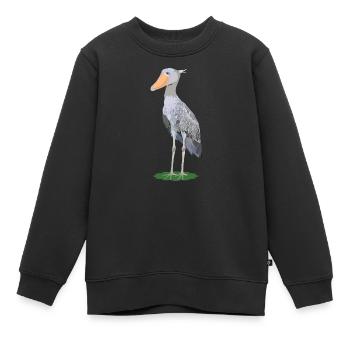 Steffen, bec de la chaussure - Sweat Premium enfant bio - noir - Devant - AI Model Kid Female (0cm)