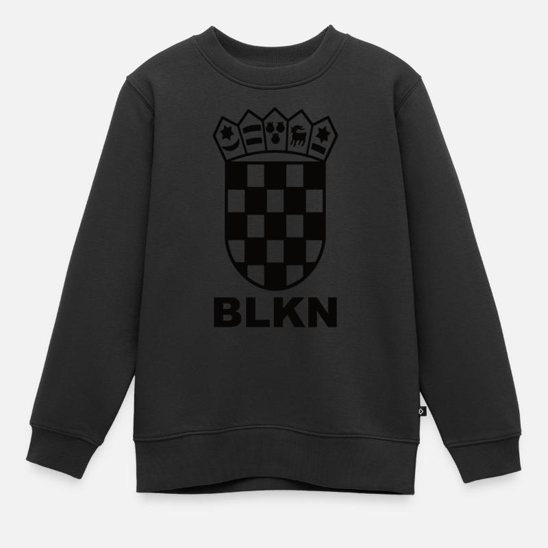 Balkan - Kinder Premium Organic Sweatshirt - Schwarz