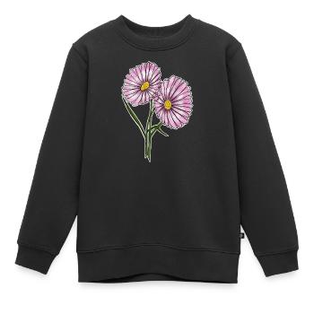 Pâquerette - Sweat Premium enfant bio - noir - Devant - AI Model Kid Female (0cm)