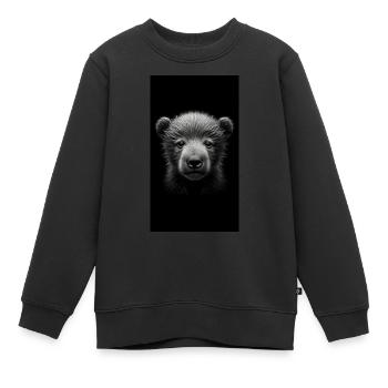 Baby Bär Neugeborenes - Baby Bear Newborn - Kinder Premium Organic Sweatshirt - Schwarz - Vorne - AI Model Kid Female (0cm)