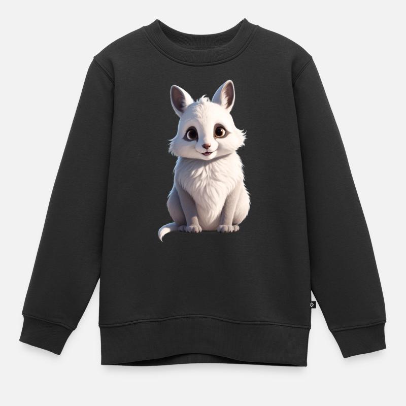 Animal doux - Sweat Premium enfant bio - noir