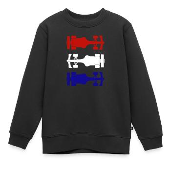 Formule Netherlands Formel Racing Niederlande - Sweat Premium enfant bio - noir - Devant - AI Model Kid Female (0cm)