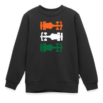 Formula India Formel Racing Indien - Sweat Premium enfant bio - noir - Devant - AI Model Kid Female (0cm)