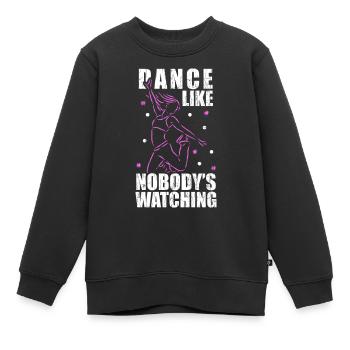 Tanzen Fitnessstudio Fitnesstrainer - Kinder Premium Organic Sweatshirt - Schwarz - Vorne - AI Model Kid Female (0cm)