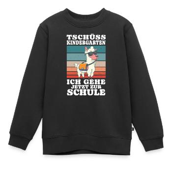 Einschulung 13 Zeichenfläche 7 Kopieren 15 - Kinder Premium Organic Sweatshirt - Schwarz - Vorne - AI Model Kid Female (0cm)