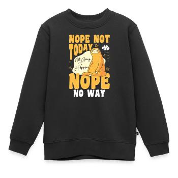 Les dormeurs dorment fatigués - Sweat Premium enfant bio - noir - Devant - AI Model Kid Female (0cm)