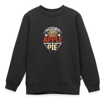 Powered by Apple pie - Kinder Premium Organic Sweatshirt - Schwarz - Vorne - AI Model Kid Female (0cm)