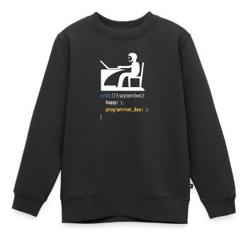 Cadeau de programmeur développeur de logiciels - Sweat Premium enfant bio - noir - Devant - AI Model Kid Female (0cm)