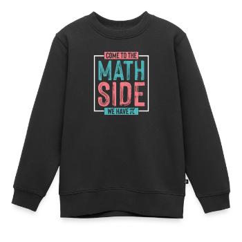 Mathelehrer Mathematische Formel Geometrie Lehrer - Kinder Premium Organic Sweatshirt - Schwarz - Vorne - AI Model Kid Female (0cm)