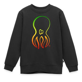 Rastapopoulpos - Sweat Premium enfant bio - noir - Devant - AI Model Kid Female (0cm)