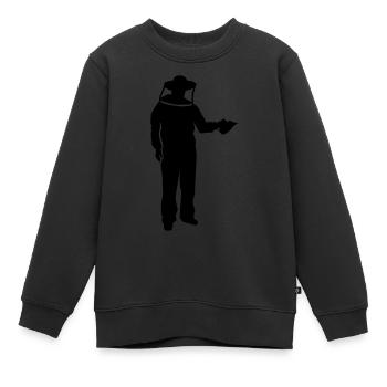 Imker - Kinder Premium Organic Sweatshirt - Schwarz - Vorne - AI Model Kid Female (0cm)