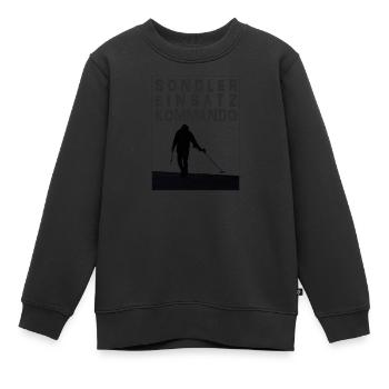 Sondler Einsatz Kommando, sondeln, Metalldetektor - Kinder Premium Organic Sweatshirt - Schwarz - Vorne - AI Model Kid Female (0cm)