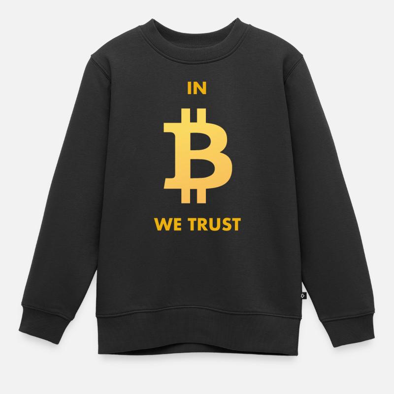 DANS B, NOUS FAISONS CONFIANCE À BITCOIN - Sweat Premium enfant bio - noir