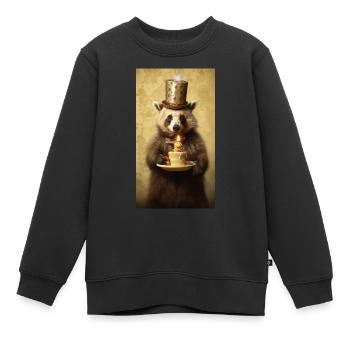 Anniversaire - Sweat Premium enfant bio - noir - Devant - AI Model Kid Female (0cm)