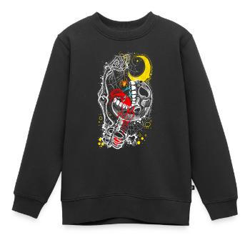Gothique - Sweat Premium enfant bio - noir - Devant - AI Model Kid Female (0cm)