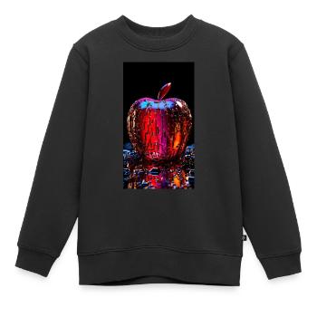 Coque de téléphone - Sweat Premium enfant bio - noir - Devant - AI Model Kid Female (0cm)