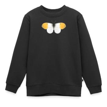 Papillon aurore - Sweat Premium enfant bio - noir - Devant - AI Model Kid Female (0cm)
