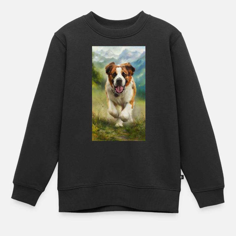 Wuffi - Sweat Premium enfant bio - noir